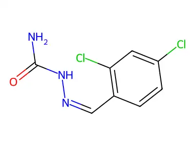 [(2,4-Dichlorophenyl)methylideneamino]urea structure