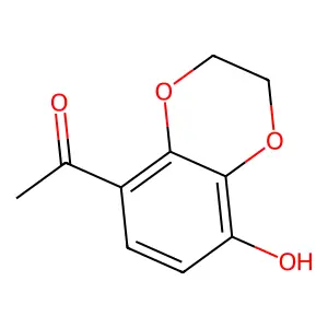 1-(2,3-Dihydro-8-hydroxy-1,4-benzodioxin-5-yl)ethan-1-one structure