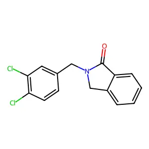 1H-Isoindol-1-one, 2-((3,4-dichlorophenyl)methyl)-2,3-dihydro- structure