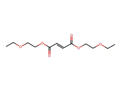 Bis(2-ethoxyethyl) but-2-enedioate structure