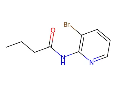 N-(3-Bromopyridin-2-yl)butyramide structure