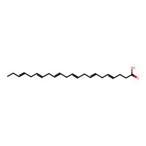 Docosa-4,7,10,13,16,19-hexaenoic acid structure