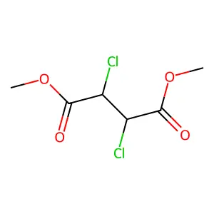 Dimethyl 2,3-dichlorosuccinate structure