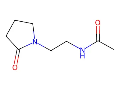 Acetamide, N-(2-(2-oxo-1-pyrrolidinyl)ethyl)- structure
