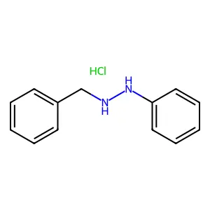 1-Benzyl-2-phenylhydrazine--hydrogen chloride (1/1) structure