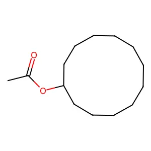 Cyclododecanol, 1-acetate structure