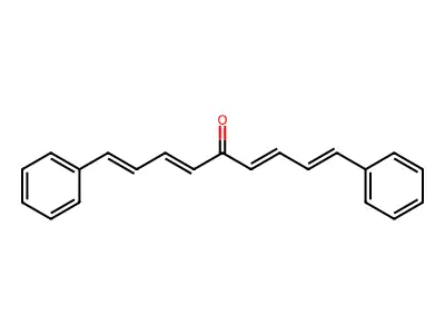 1,9-Diphenylnona-1,3,6,8-tetraen-5-one structure
