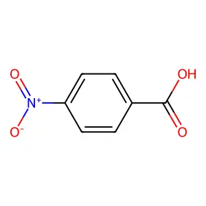 4-Nitrobenzoic Acid structure