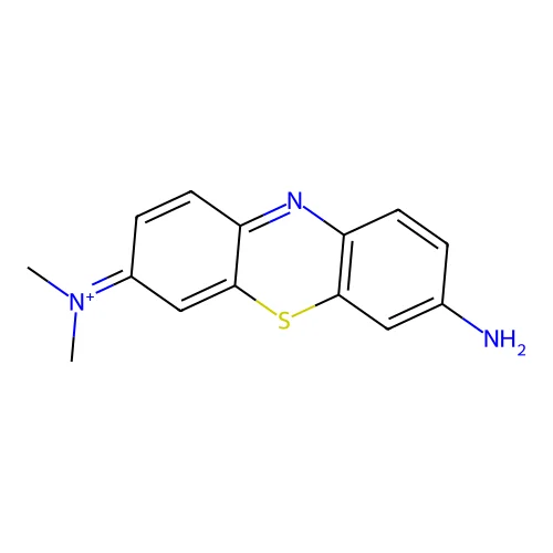 3-Amino-7-(dimethylamino)phenothiazin-5-ium structure