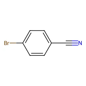 Benzonitrile, 4-bromo- structure
