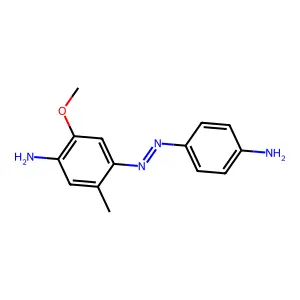 4-((4-Aminophenyl)azo)-5-methyl-o-anisidine structure