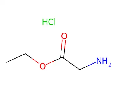 Ethyl aminoacetate hydrochloride structure
