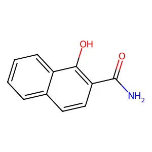 2-Naphthalenecarboxamide, 1-hydroxy- structure