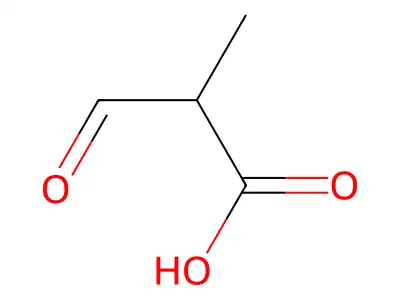 2-Methyl-3-oxopropanoic acid structure