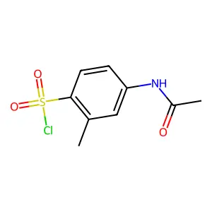 Benzenesulfonyl chloride, 4-(acetylamino)-2-methyl- structure