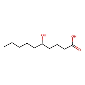 5-Hydroxydecanoic acid structure