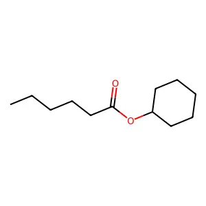 Cyclohexyl hexanoate structure