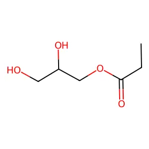 1,2,3-Trihydroxypropyl propanoate structure