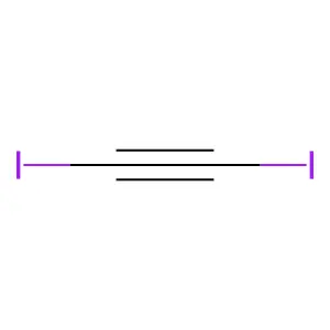 Ethyne, diiodo- structure