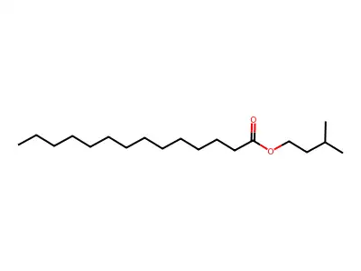 Isoamyl myristate structure