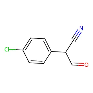 4-Chloro-alpha-formylbenzeneacetonitrile structure