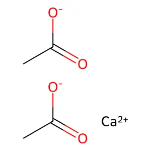 Calcium Acetate structure