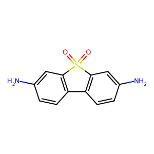 3,7-Diaminodibenzothiophene-5,5-dioxide structure