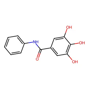 3,4,5-Trihydroxy-N-Phenylbenzamide structure