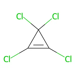 Tetrachlorocyclopropene structure
