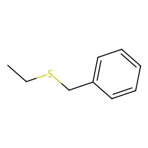 ((Ethylthio)methyl)benzene structure