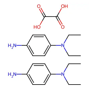 N,N-Diethyl-p-phenylenediamine hemioxalate structure