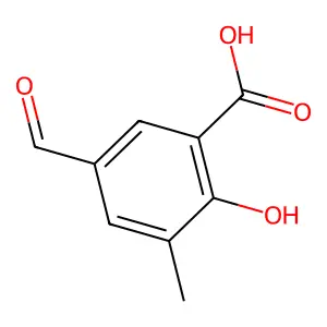 5-Formyl-3-methylsalicylic acid structure