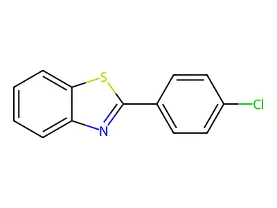 2-(4'-Chlorophenyl)benzothiazole structure