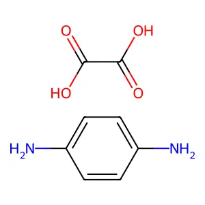 1,4-Benzenediamine ethanedioate structure