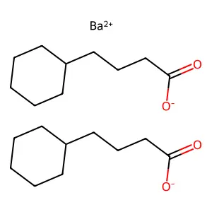 cyclohexanebutanoic acid, barium salt structure