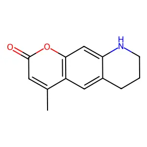 2H-Pyrano[3,2-g]quinolin-2-one, 6,7,8,9-tetrahydro-4-methyl- structure