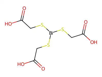 Bismuth thioglycolate structure