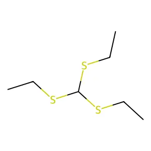 Tris(ethylthio)methane structure