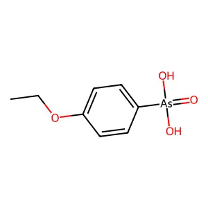 Benzenearsonic acid, p-ethoxy- structure