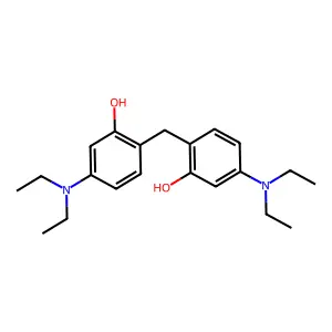 2,2'-Methylenebis(5-(diethylamino)phenol) structure