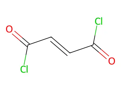 But-2-enedioyl dichloride structure