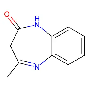 4-Methyl-2,3-dihydro-1H-1,5-benzodiazepin-2-one structure