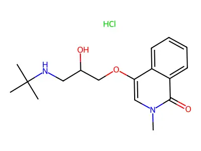 tilisolol hydrochloride structure