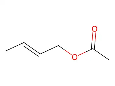 2-Buten-1-yl acetate structure