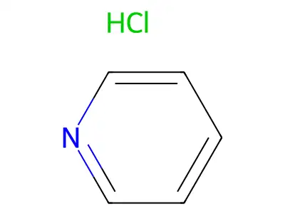 Pyridine, hydrochloride (1:1) structure