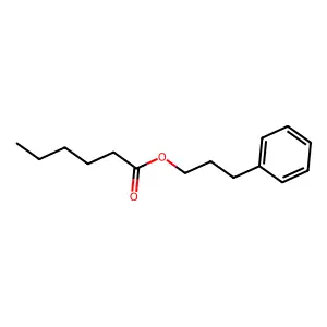 Hexyl 3-phenylpropanoate structure