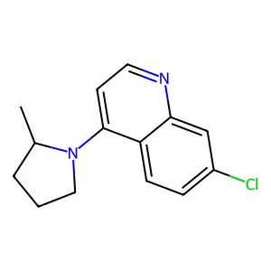 4-(2-Methyl-1-pyrrolidyl)-7-chloroquinoline structure