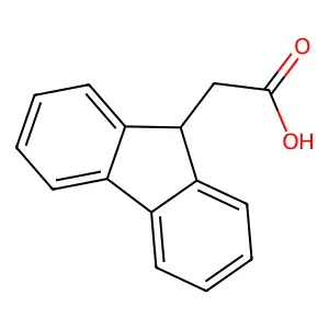 Fluorene-9-acetic acid structure