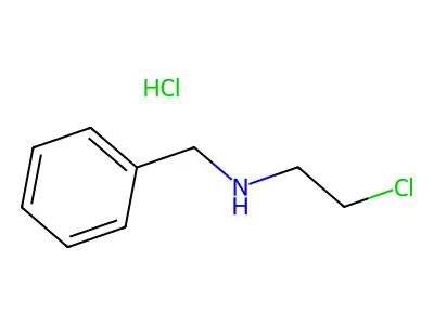 N-(2-Chloroethyl)benzylamine hydrochloride structure