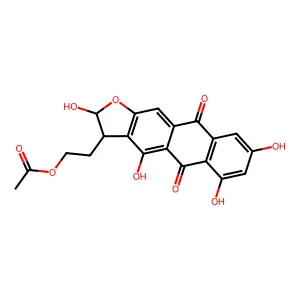 Versiconal hemiacetal acetate structure